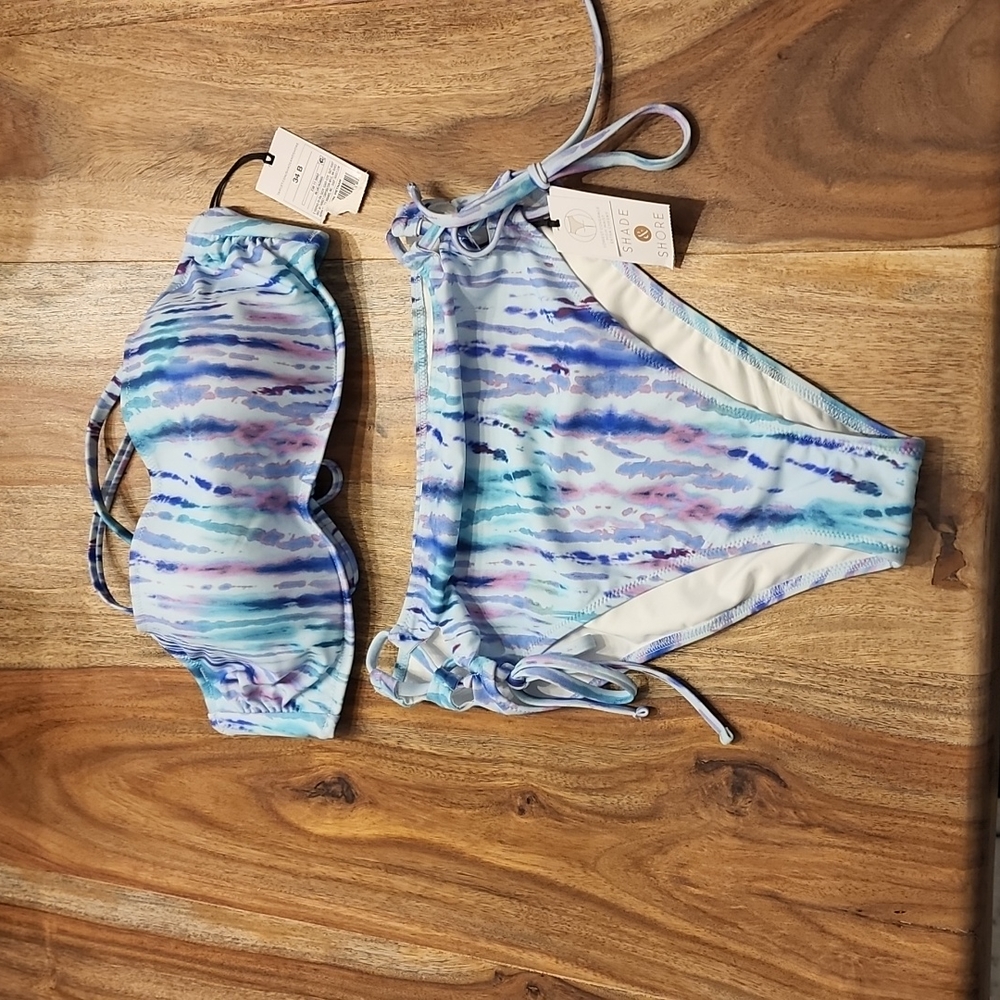 Blue Tye Dye Bikini
